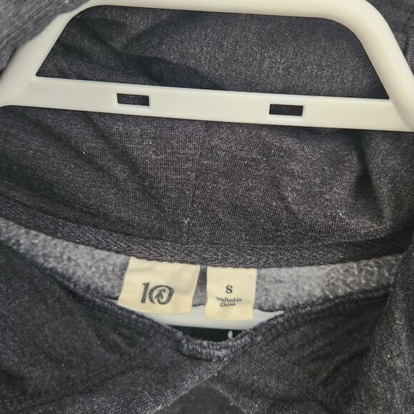 tentree Embroidery Logo Hoodie - Meteorite Black Heather - Picture 3 of 9